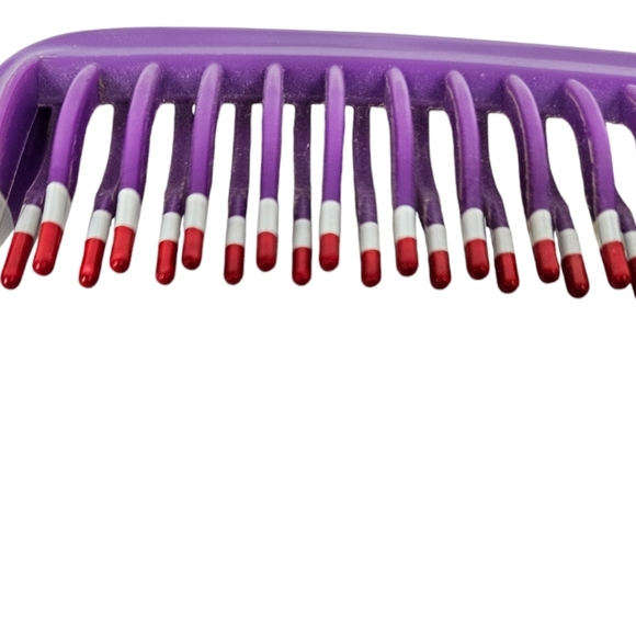 Vintage 90s Purple Wet‎ Hair Unbreakable Comb P66 - Picture 4 of 6